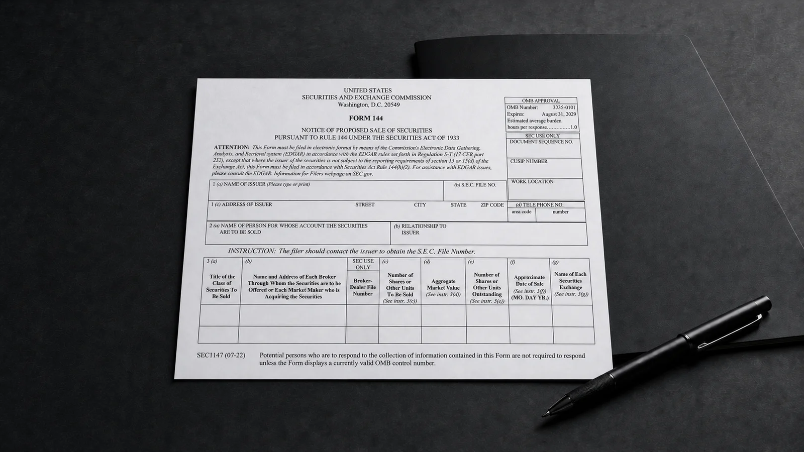 Kratos' CEO had to announce his $19 million KTOS sale before he made it. That filing is a Form 144.
