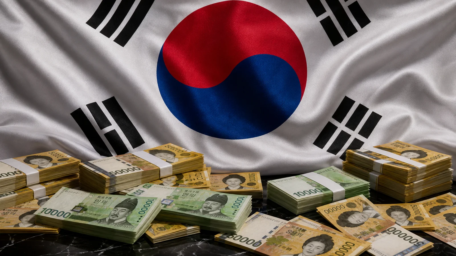 Korea is selling more chips than ever, but the won won't strengthen. The Bank of Korea says 70% of the pressure is Koreans moving money abroad.