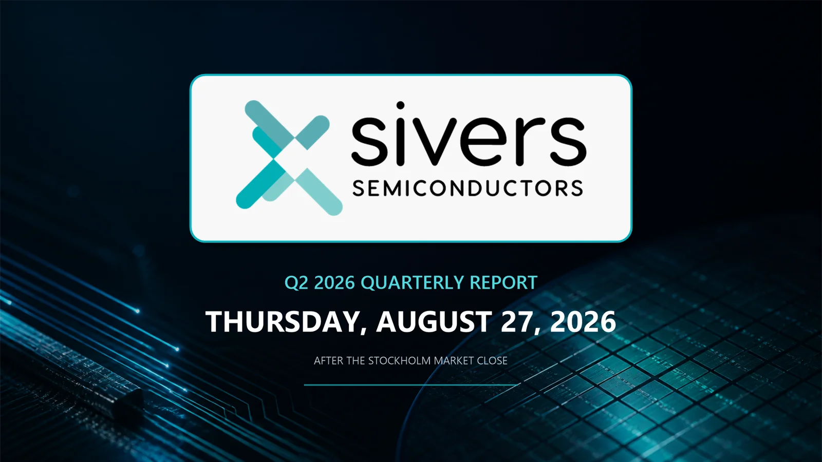 Sivers Semiconductors (SIVEF) reports Q2 Thursday. The market is watching photonics, not the numbers.